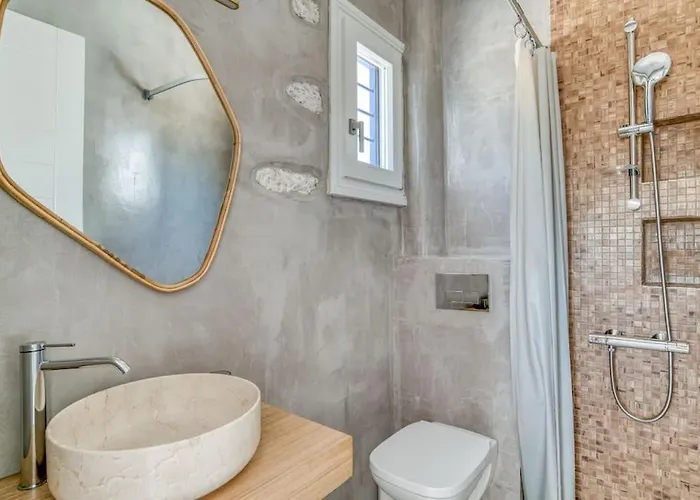 Paros Sea View Eco - Aetherian Ciel Villas, Alia Vakantiehuis Mármara